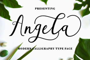 Angela Script: Elegant, Feminine, and Versatile