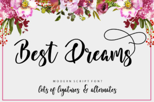 Best Dreams: A Modern Script Font