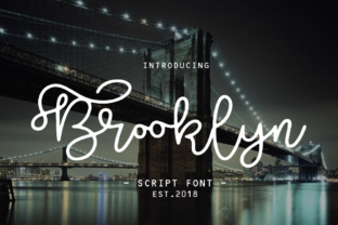 Brooklyn Script: A Feminine Touch for Creative Designs