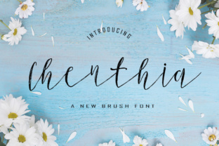Chenthia: Modern Brush Font with Natural Flow