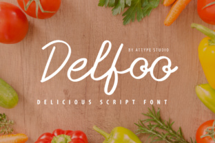Delfoo: A Stylish Handwritten Typeface