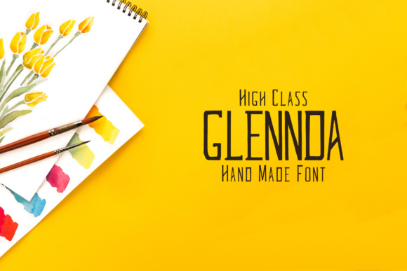 Glennda Family: A Versatile Handwritten Font for Modern Design