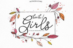 Huh Girls: A Versatile Brush Font for Creative Expression