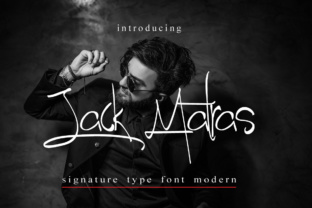 Jack Matras: A Modern Signature Font for Creative Expression