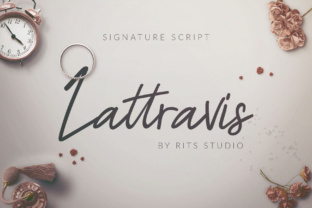 Lattravis Script: A Unique Handwritten Font