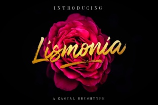 Lismonia: A Versatile Handwritten Brush Font for Creative Projects