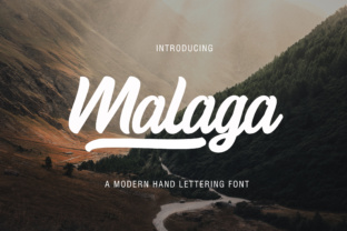 Malaga: A Playful Hand Lettering Font for Creative Projects