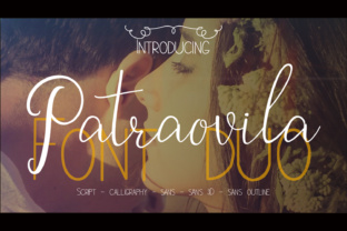 Patraovila Duo: A Modern Handwritten Font for Creative Designers