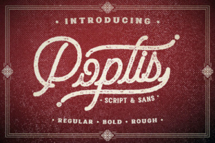 Poptis Heaver: A Versatile Font Duo for Modern Designers