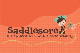 Saddlesore: A Whimsical Western-Inspired Font for Designers