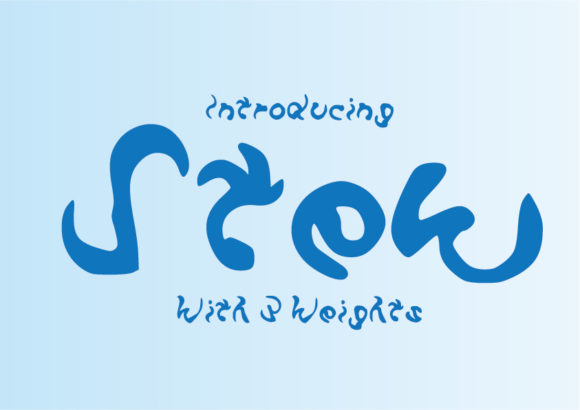 Stew: A Gooey Font That Makes Design Taste Good