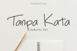 Tanpa Kata: A Timeless Handwritten Font for Creative Expression