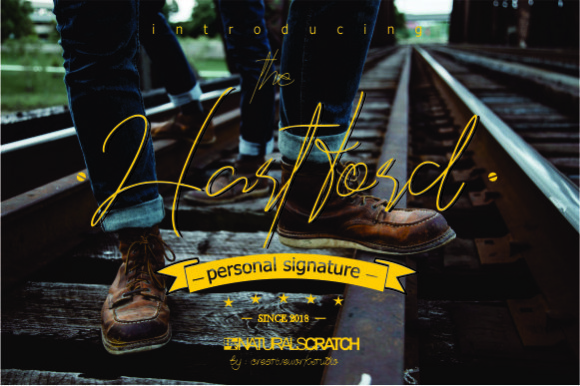 The Hartford: A Signature Style Font for Modern Creativity and Branding