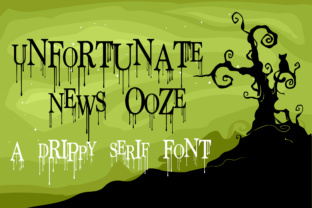 Unfortunate News Ooze: A Bold, Unconventional Font for Creative Expression