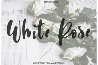 White Rose: A Fresh, Handmade Calligraphy Font for Modern Design