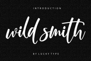 Wild Smith: A Modern Script Font for Creative Expression
